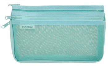 サンスター メッシュケース MATCH(マッチ)　文房具 文具 コスメポーチ ペンケース 筆箱 筆入...