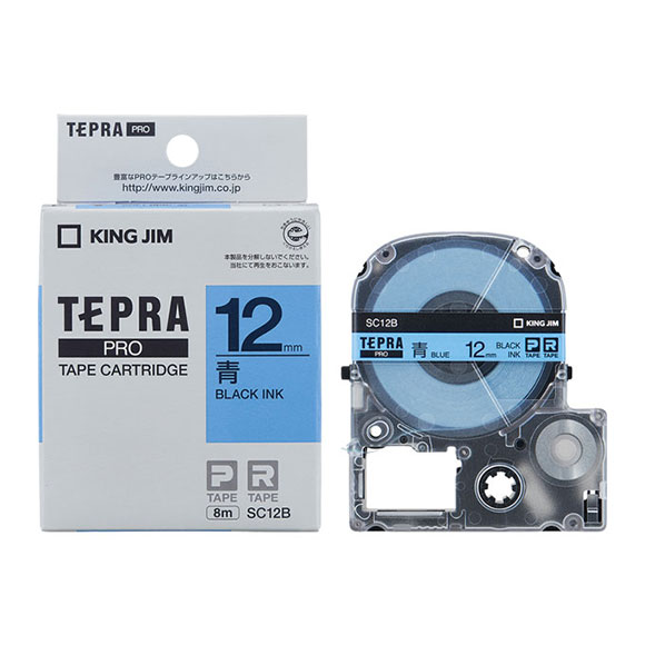 TEPRA PROラベルカートリッジ 12mm 10個入り たのめーる】キングジム テプラ PRO テープカートリッジ 12mm 白
