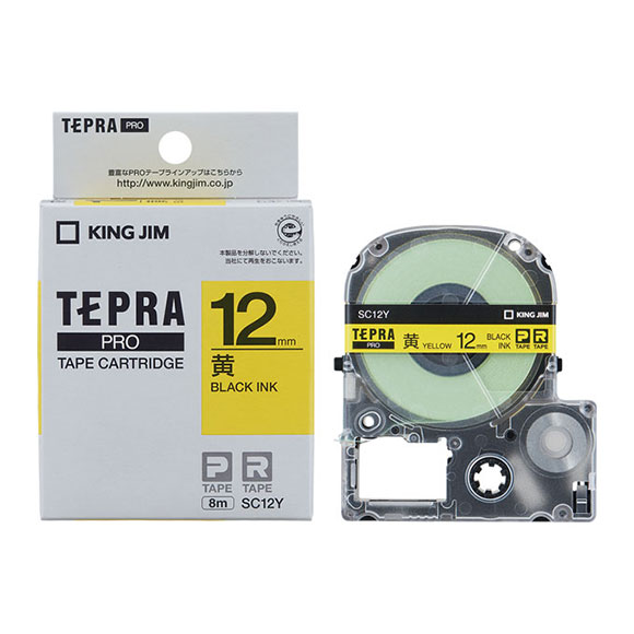 TEPRA PRO キングジム テプラPRO テープカートリッジ カラーラベル