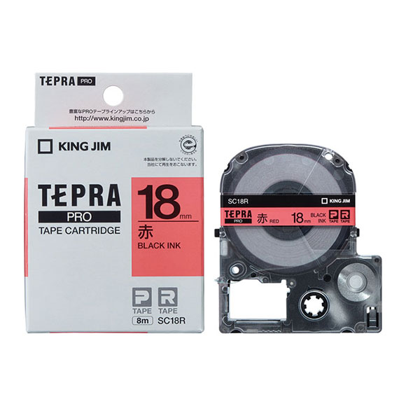 TEPRA PRO キングジム テプラPRO テープカートリッジ カラーラベル
