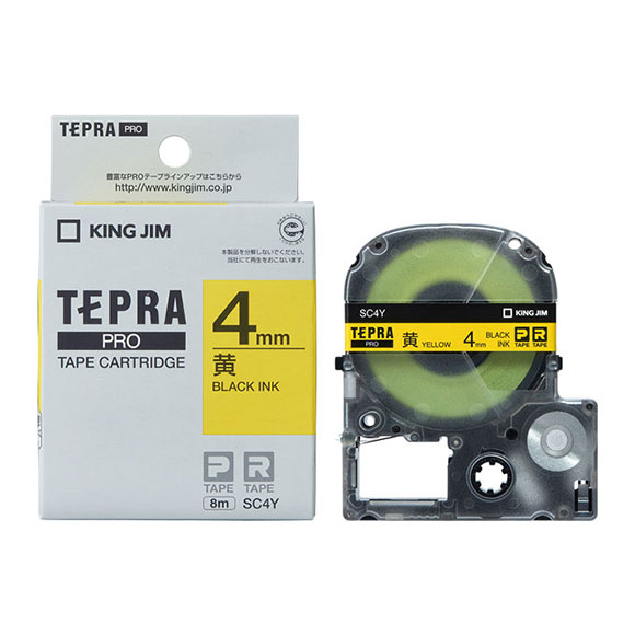 新品☆KING JIM TEPRA PRO　テプラテープ　PRO カートリッジ TEPRA PRO キングジム テプラPRO テープカートリッジ カラーラベル