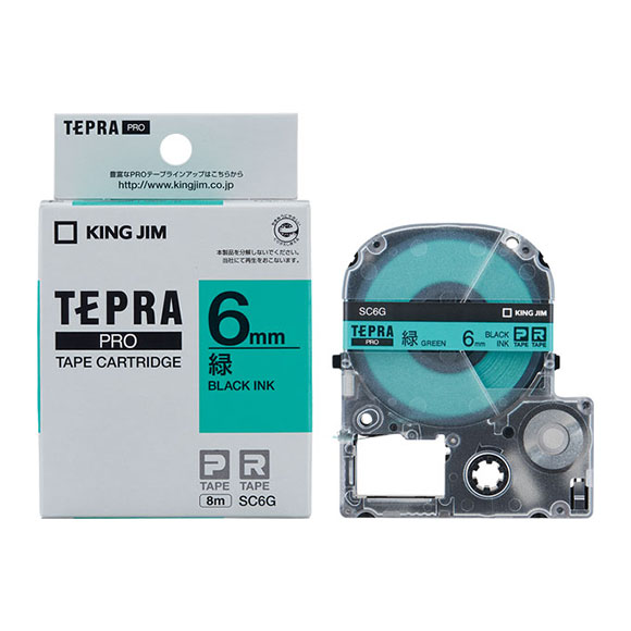 TEPRA PRO キングジム テプラPRO テープカートリッジ カラーラベル