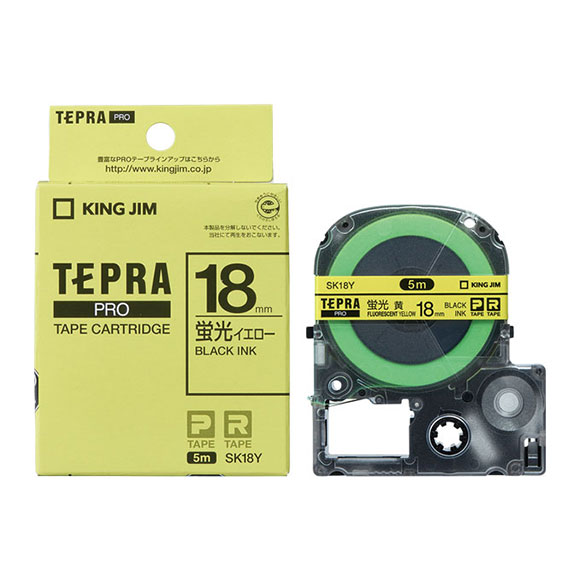 TEPRA PRO キングジム テプラPRO テープカートリッジ カラーラベル