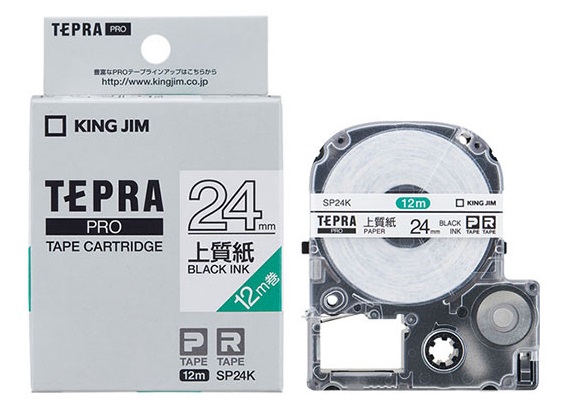 TEPRA PRO キングジム テプラPRO テープカートリッジ 上質紙ラベル