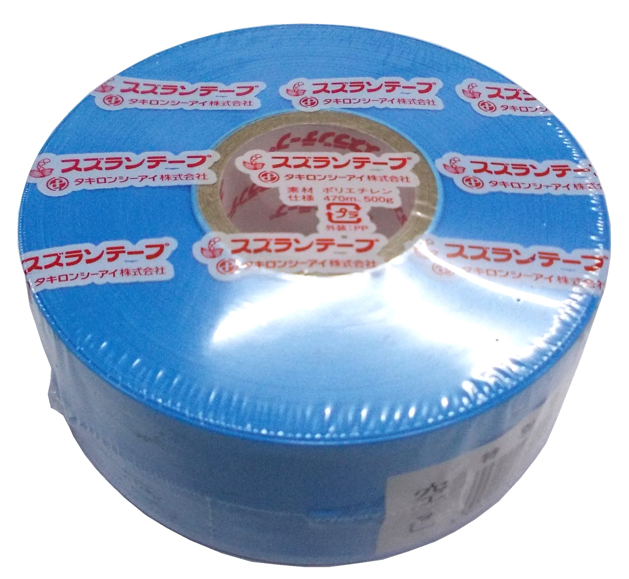 タキロンシーアイ化成 スズランテープ 50mm×470m ピンク 24203104 ＰＰひも 輪ゴム ロープ 梱包資材