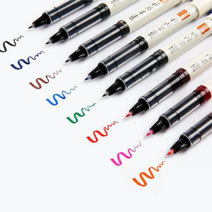 PILOT（パイロット） 筆まかせ 極細 文房具 文具 筆ペン 水性 硬筆