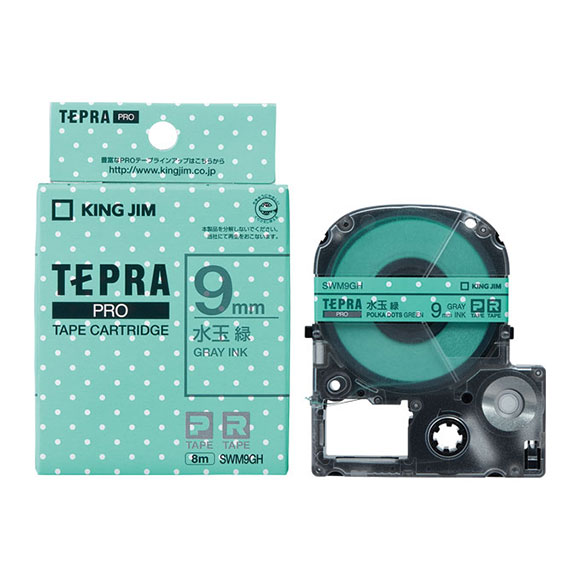 TEPRA PRO キングジム テプラPRO テープカートリッジ 模様ラベル [9mm