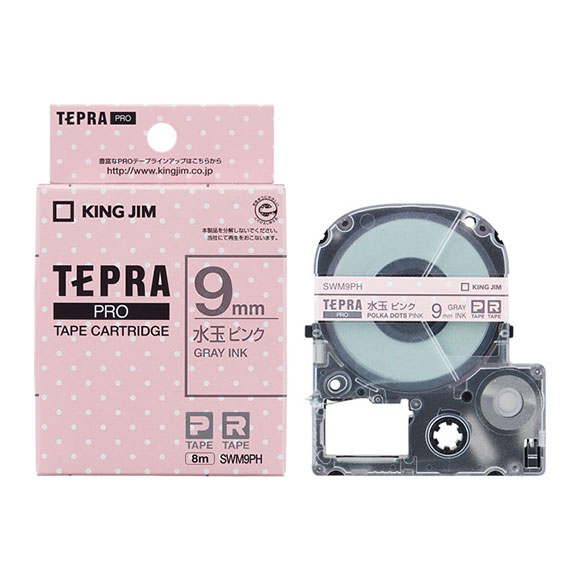 TEPRA PRO キングジム テプラPRO テープカートリッジ 模様ラベル [9mm