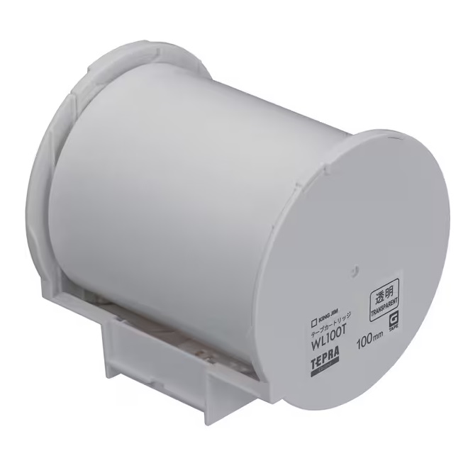 TEPRA Grand キングジム テプラ テープカートリッジ [100mm幅][白/黒