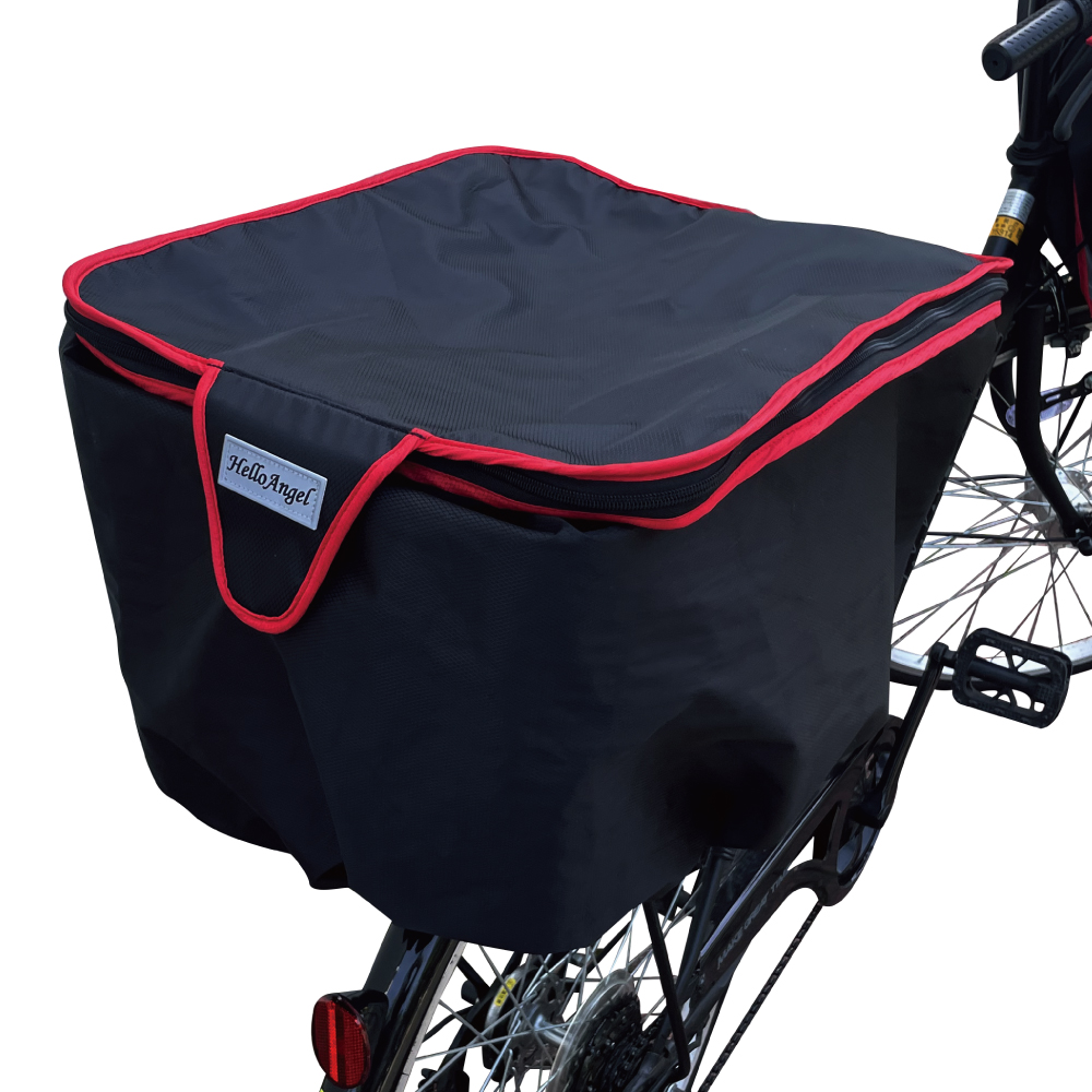 自転車カゴカバー 後ろ 自転車 カゴカバー 防水 ビックサイズ 2段 丈夫