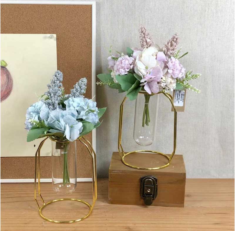 韓国風インテリア Goldワイヤー花瓶10 02 1