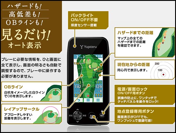 ゴルフナビ YGN7100