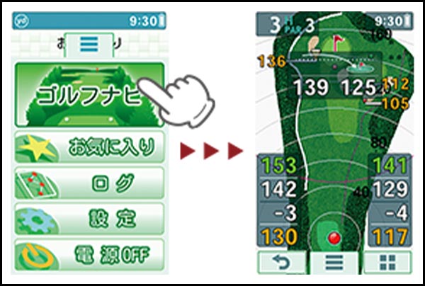 ゴルフナビ YGN7100