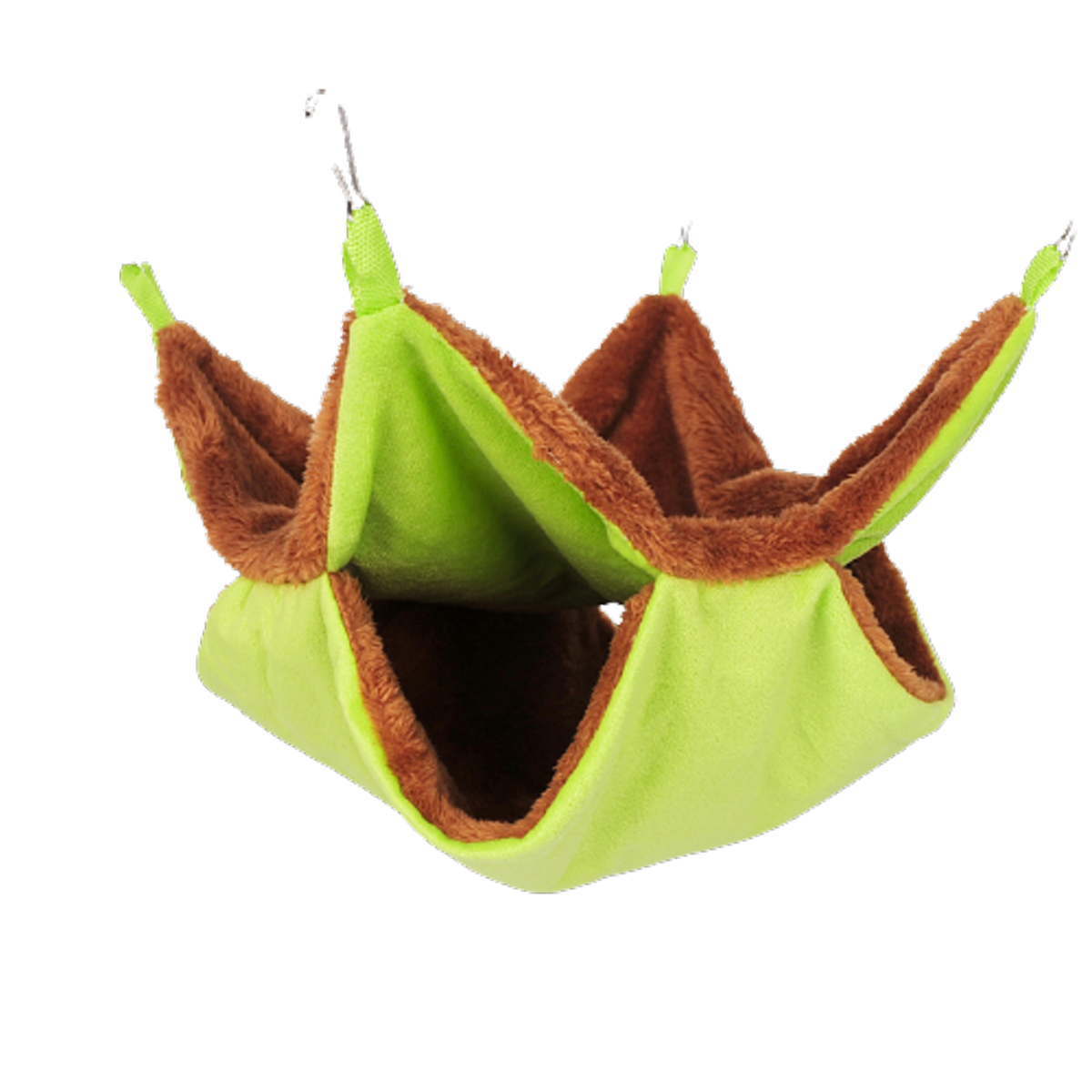 ペットベッド 秋冬 小動物 ハンモック 2層 吊り下げ ケージ ブランコ