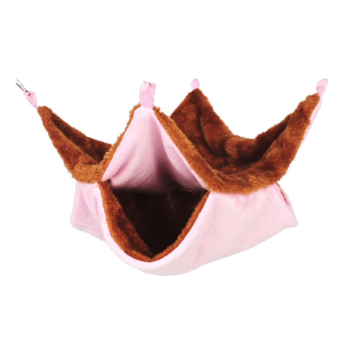 ペットベッド 秋冬 小動物 ハンモック 2層 吊り下げ ケージ ブランコ