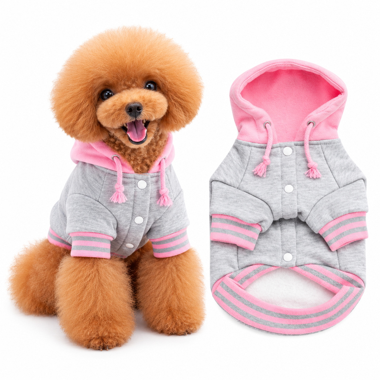 犬 服 冬 犬服 パーカー 裏起毛 フード付き ドッグウェア 小型犬 中型