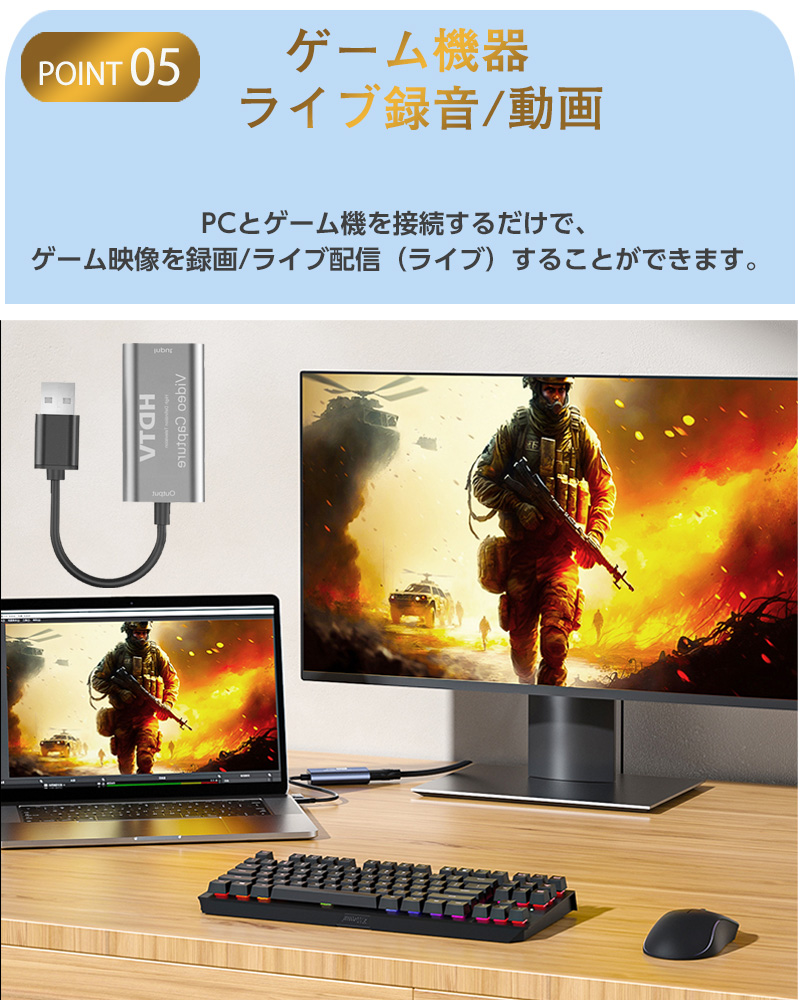 USB3.0 & HDMI 変換アダプタ HD画質録画 小型 軽量 Amazon.co.jp: 【2025新登場 l キャプチャーボード】 USB3.0