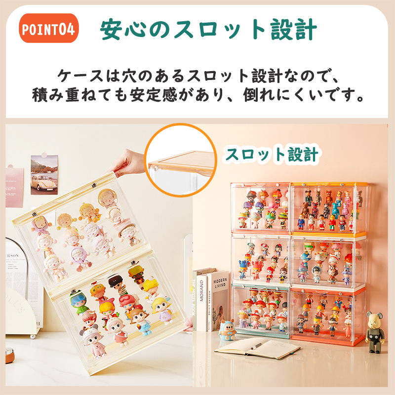 フィギュアケース S 1個 ホビー用収納ケース 取り外し可能 フィギュア