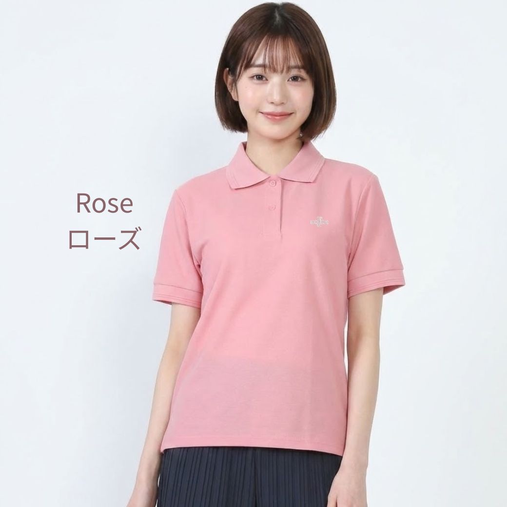 母の日 プレゼント ポロシャツ レディース 半袖 形状安定 吸汗速乾