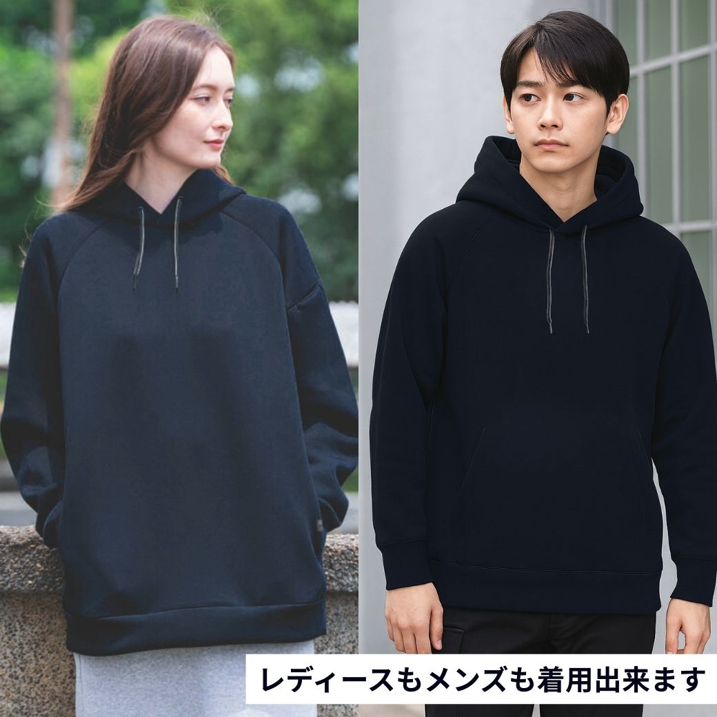 SLASH パーカー メンズ シンメン 軽量 4WAYストレッチ 静電気防止 作業