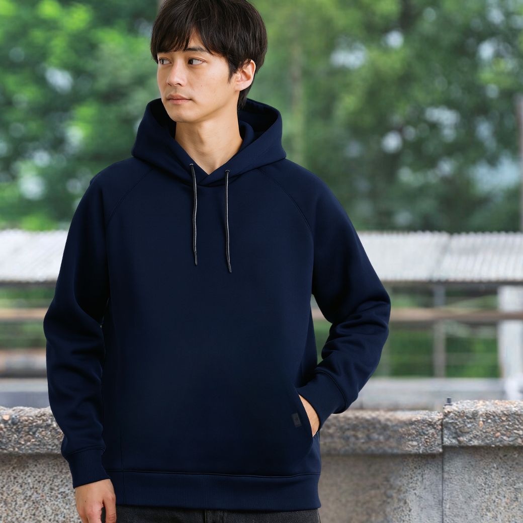 SLASH パーカー メンズ シンメン 軽量 4WAYストレッチ 静電気防止 作業