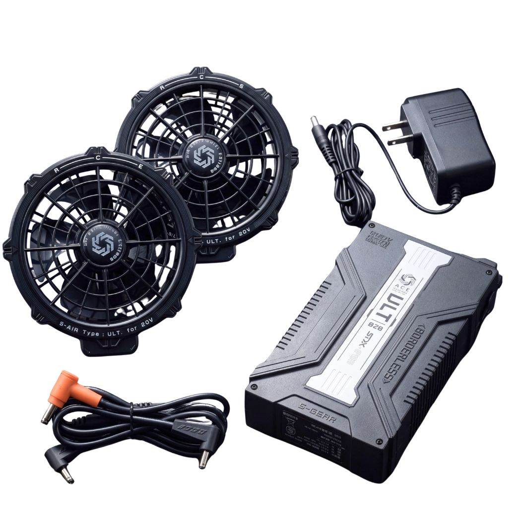 SーAIR ファン付き作業服 20V ファンバッテリーセット S-AIR SA-126