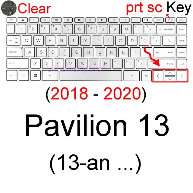HP Pavilion 13キーボードカバーx360 aero 13 13z 13t 13-bb 13-be 13t-b13z-be 13-an 13｜nikoslife｜08