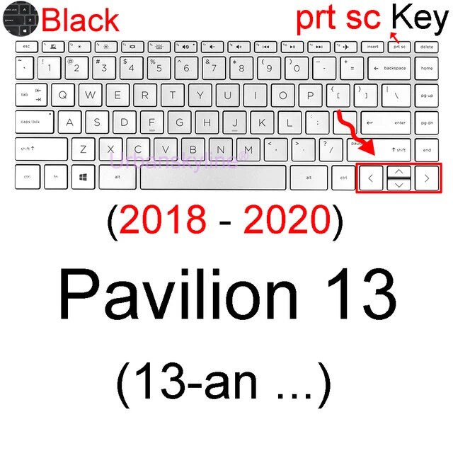 HP Pavilion 13キーボードカバーx360 aero 13 13z 13t 13-bb 13-be 13t-b13z-be 13-an 13｜nikoslife｜05