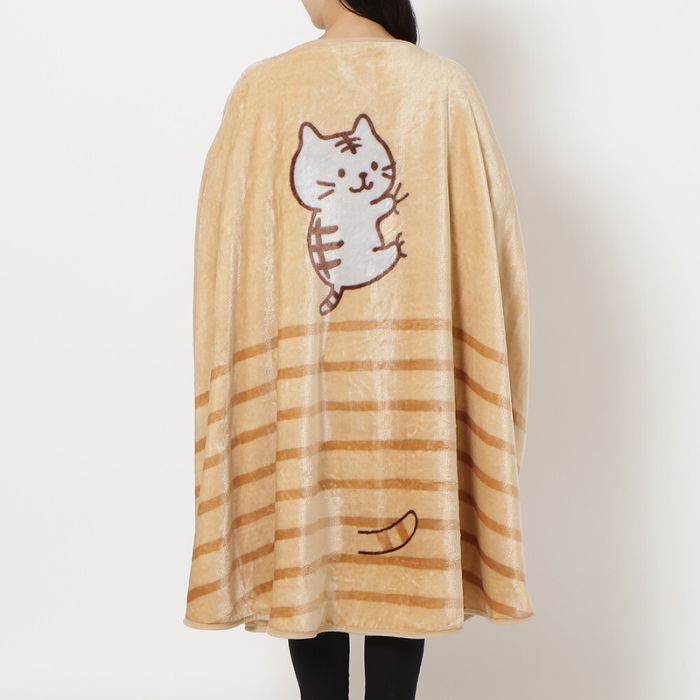 Fuku Nyanko 三毛猫 チャトラ 着るにゃんケット ふくふくにゃんこ 茶