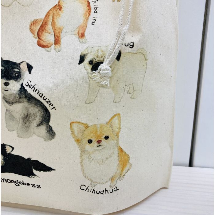 コーギー刺繍♡帆布のトートバッグ コーギー刺繍⭐︎帆布のバイカラートートバッグ - メルカリ