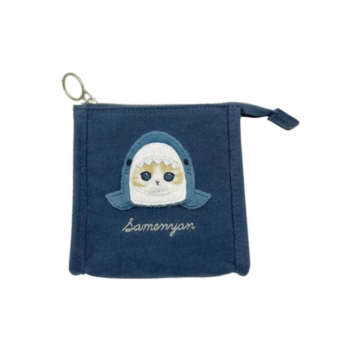 mofusand ミニポーチ ふんわり もふさんど モフサンド 猫柄 サメにゃん えびにゃん いちご | ブランド登録なし | 01
