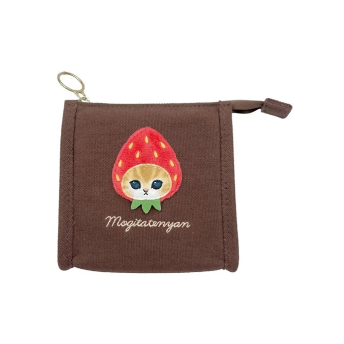 mofusand ミニポーチ ふんわり もふさんど モフサンド 猫柄 サメにゃん えびにゃん いちご | ブランド登録なし | 02
