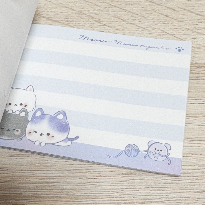 うちのねこちゃん ミニメモ 猫柄 メモ帳 ネコネココレクト