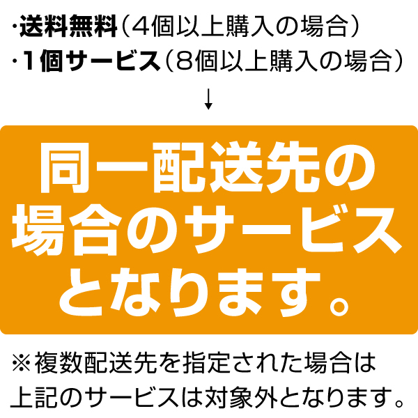 同一配送先の場合のサービスとなります