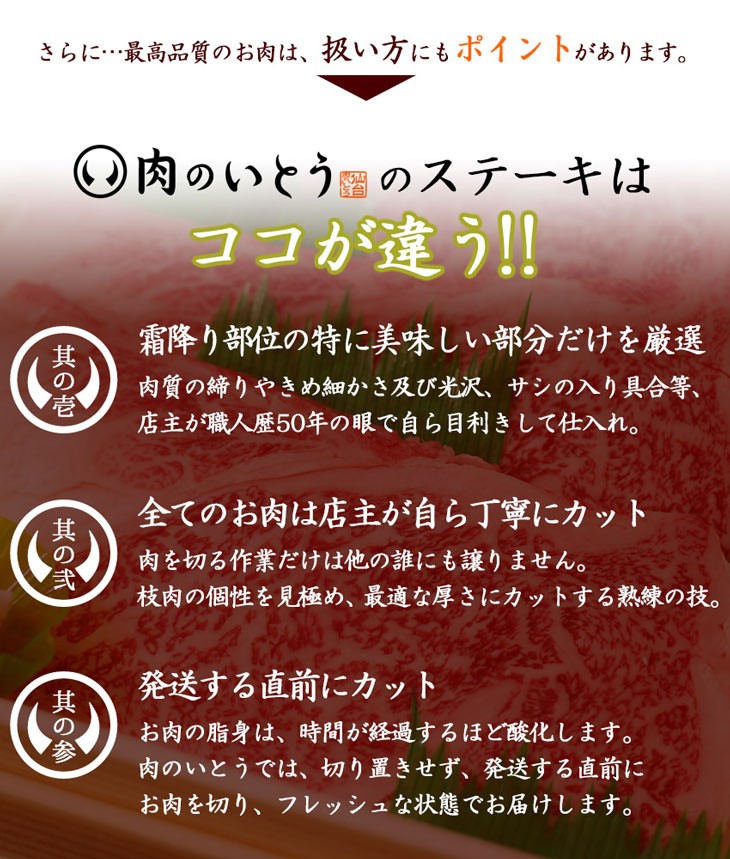 肉のいとうはココが違う