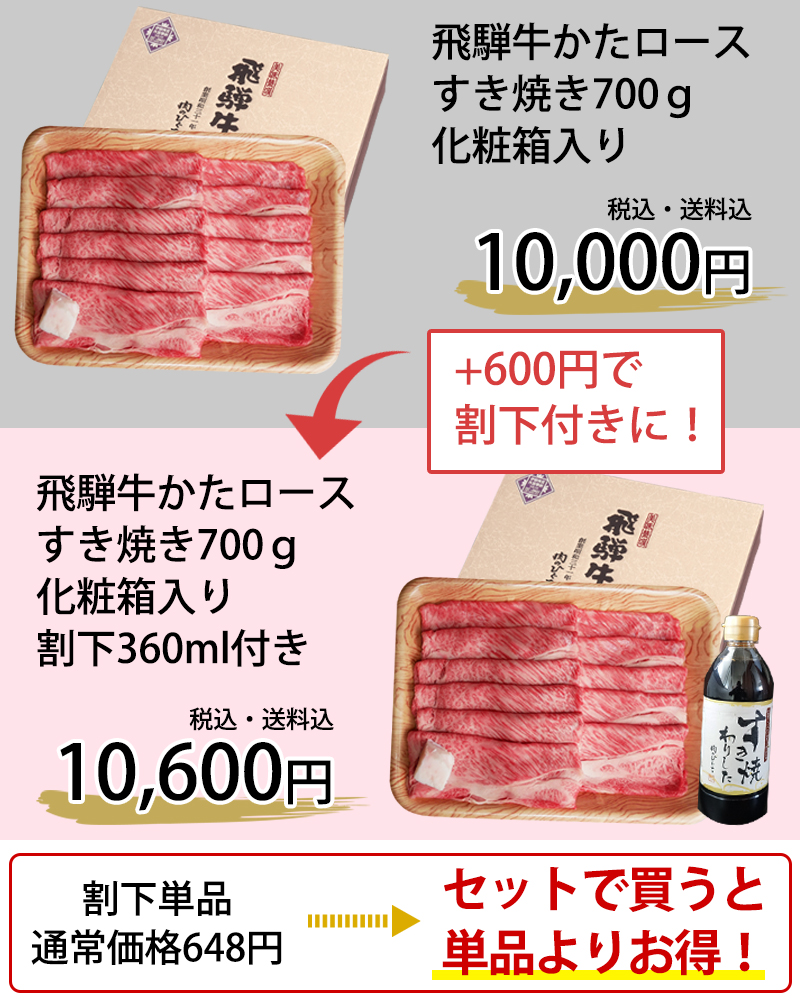 父の日 2026 肉 ギフト A4A5等級 飛騨牛 すき焼き 肩ロース クラシタ 700g 約4-5人 送料無料 肉 牛肉 御祝 御礼 内祝 爆買の画像