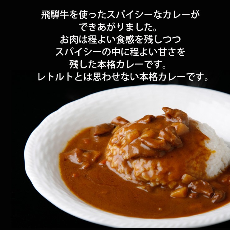 飛騨牛 レトルトカレー 牛肉 ギフト 飛騨牛カレー 220g×4箱