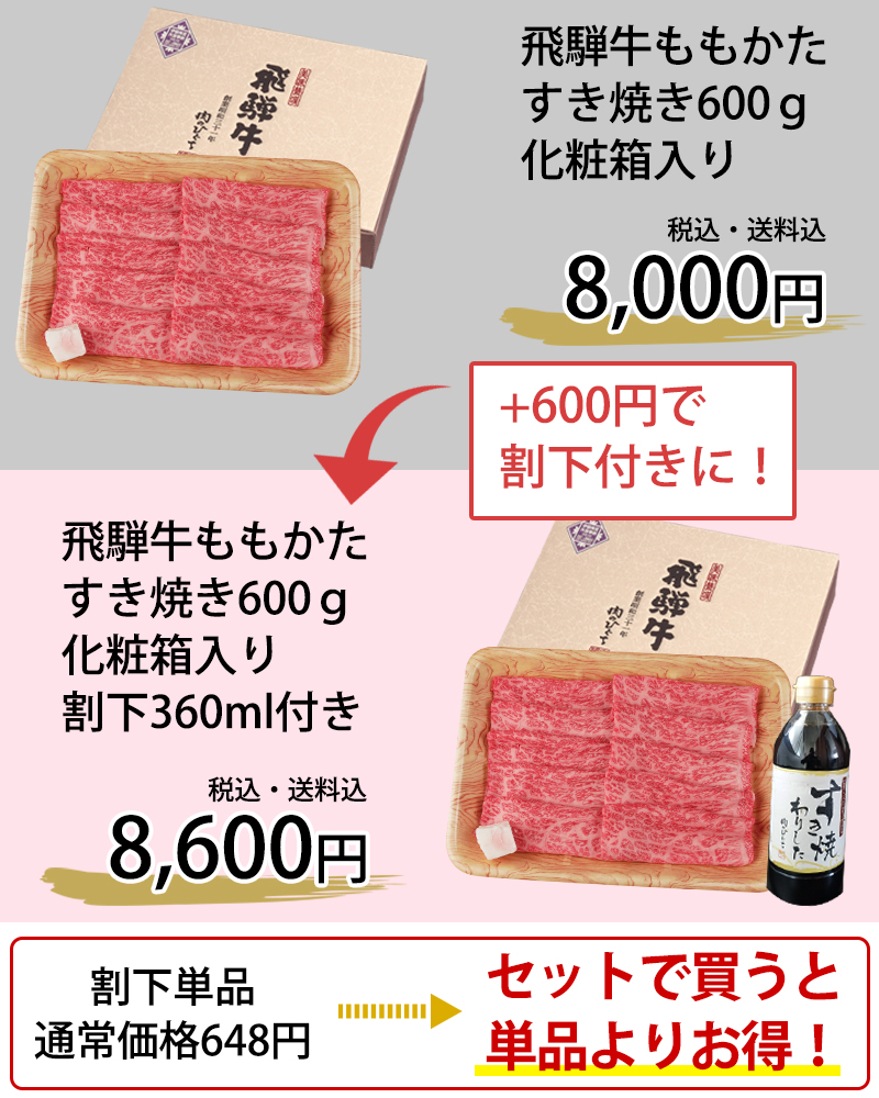 母の日 父の日 2026 肉 ギフト A4A5等級 飛騨牛 もも かた すき焼き 600g 約3-4人前 送料無料 肉 牛肉 赤身 黒毛和牛 御祝 御礼 内祝 爆買 | 飛騨牛 | 20
