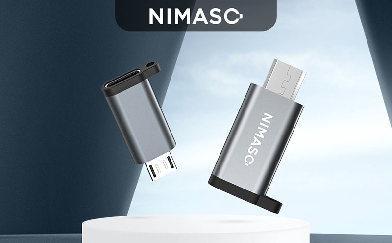 NIMASO 2個 Type-C to Micro USB 変換アダプター/Micro USB to Type-C 変換アダプター  急速充電対応 MacBook/iPad/Galaxyなど機種対応｜nimaso｜02