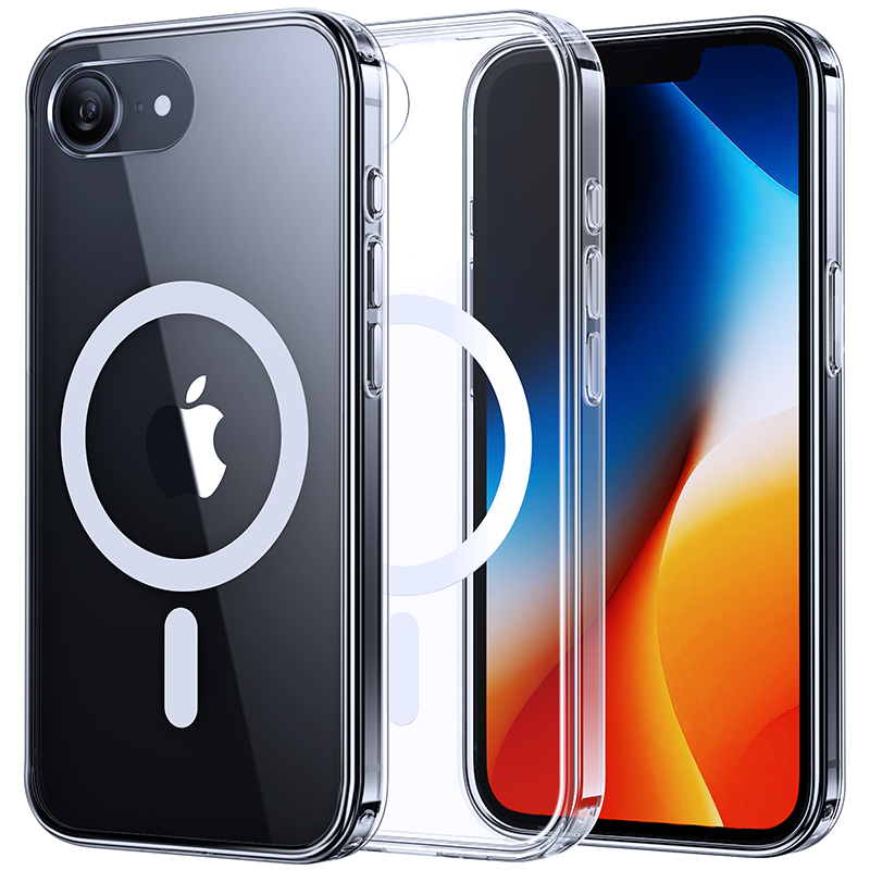 【ポイント利用】NIMASO iPhone16eケース/iPhone16 MagSafe対応 黄変防止 マグネット搭載 耐衝撃 16pro 16promax SGS認証 ワイヤレス充電（氷星シリーズ） | NIMASO | 05