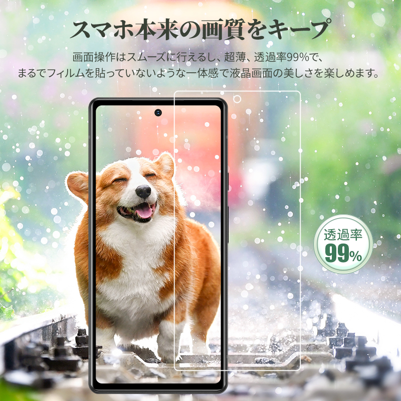 NIMASO（ニマソ） Google Pixel 6a フイルム ガラスフィルム 液晶保護
