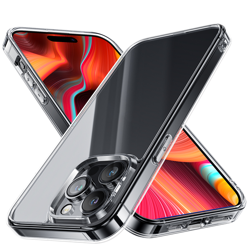 NIMASO iphone15 ケース iPhone15 pro ケースiPhone14pro max ケース iPhone13 14plus 透明13 pro max 保護カバー クリア 耐衝撃 強化ガラス
