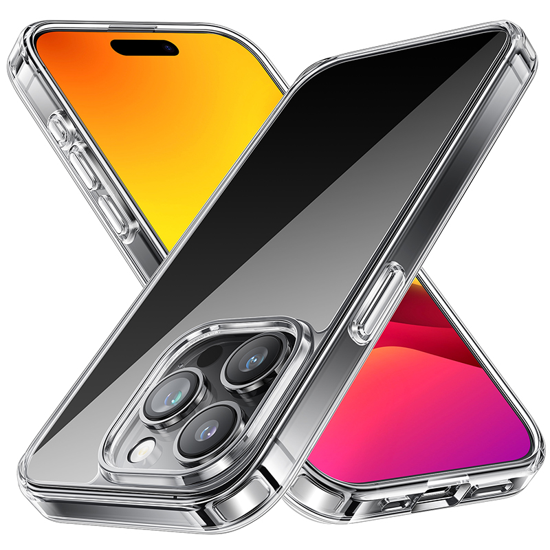 NIMASO iPhone15 ケース iPhone15pro max ケース クリア 保護ケース 黄変防止 iPhone14 13 Pro Max  スマホケース 14プロ 耐衝撃  保護カバー