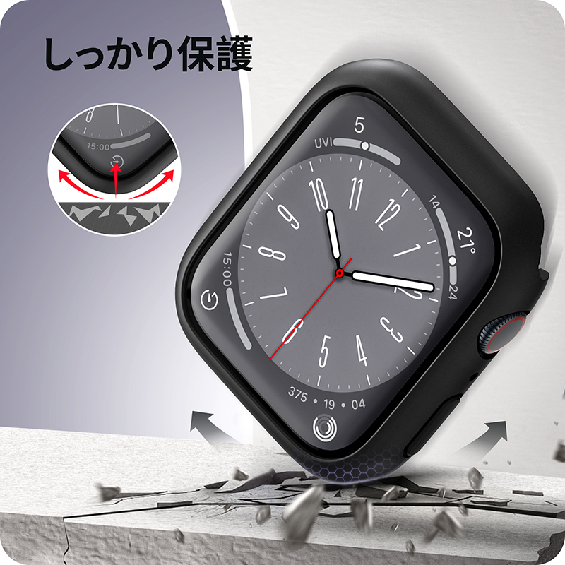 NIMASO アップルウォッチ カバー Apple Watch ケース Series8 Series7