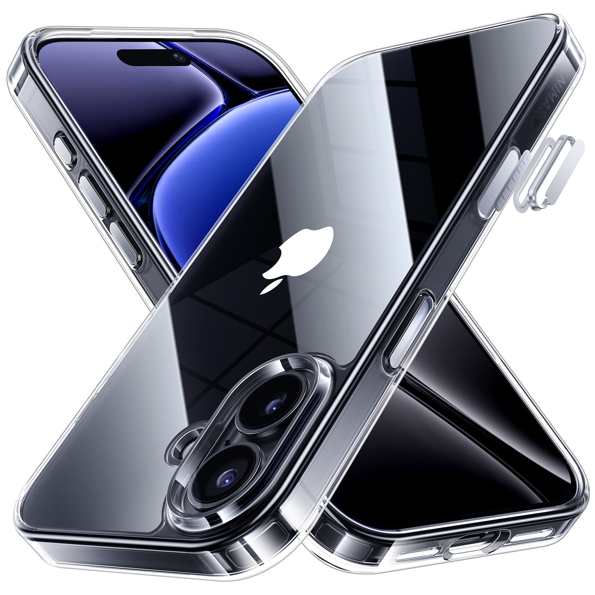 NIMASO（ニマソ） NIMASO iPhone17/ iPhone16 ケース クリア 黄変防止