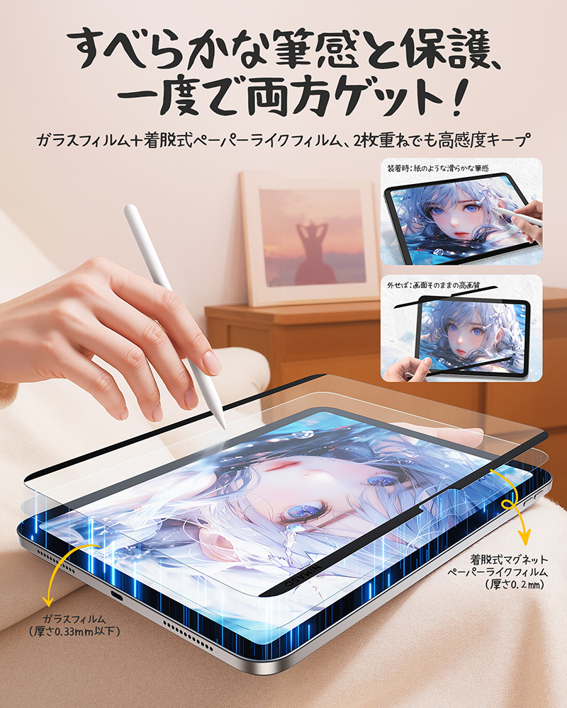 NIMASO（ニマソ） 【10%OFFクーポン】NIMASO ペーパーライクフィルム