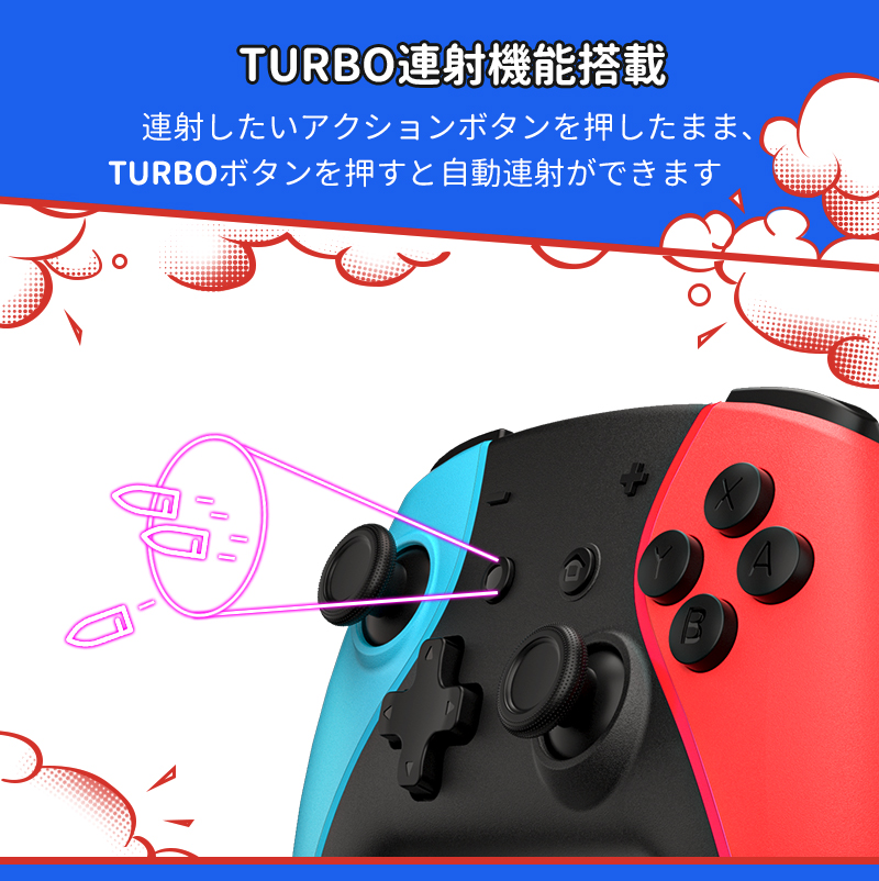 NIMASO Nintendo Switch proコントローラー ニンテンドー スイッチ 