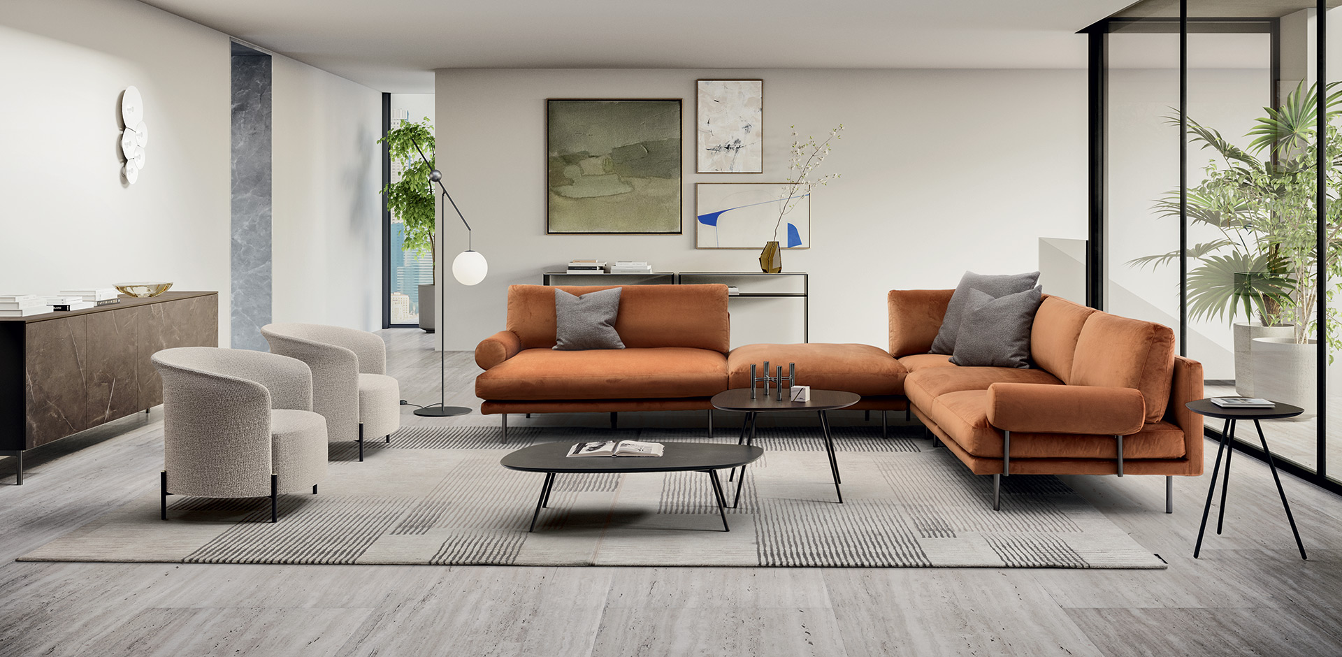 calligaris（カリガリス） Mies Roll ミースロール CS3447 DTD2C00 2P