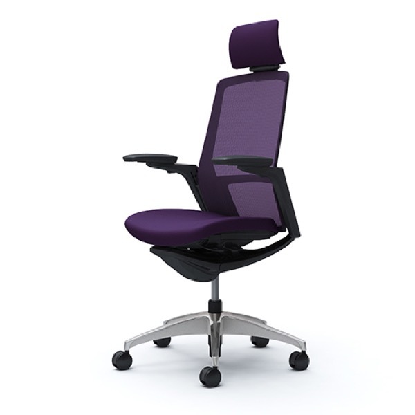 Finora フィノラ エクストラハイバック ブラックボディ メッキパネル クッションシート ポリッシュ脚 可動肘 C78CBR C78CFR オカムラ okamura_10