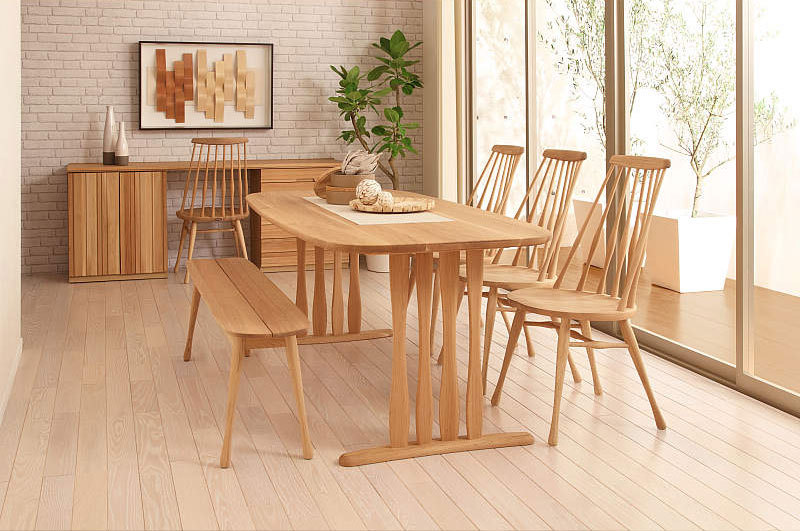 カリモク家具（KARIMOKU FURNITURE） カリモク ベンチ CF51モデル 板座